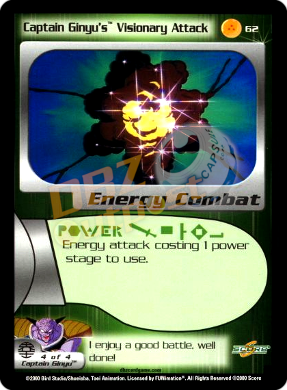 62 - Captain Ginyu's Visionary Attack Unlimited Foil