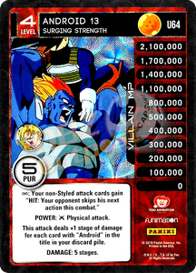 U64 Android 13 Surging Strength Foil