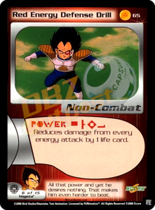 65 - Red Energy Defense Drill Limited Foil