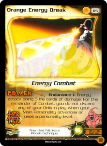 65 - Orange Energy Break Limited Foil