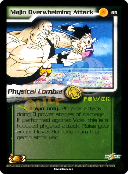 65 - Majin Overwhelming Attack Unlimited Foil