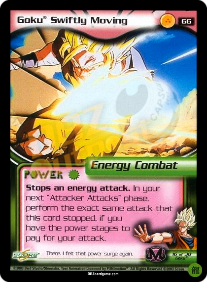 66 - Goku Swiftly Moving Limited Foil