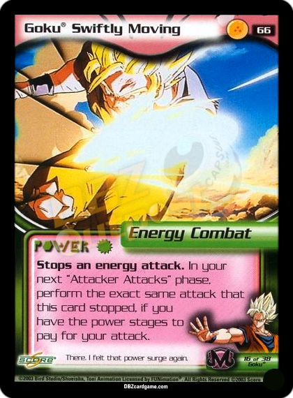 66 - Goku Swiftly Moving Unlimited Foil