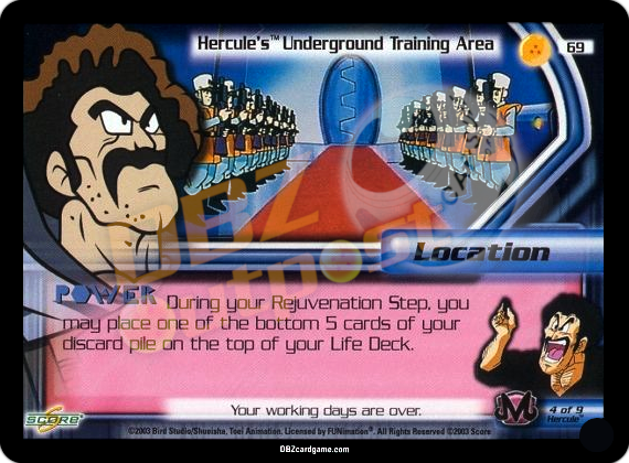 69 - Hercule's Underground Training Area Unlimited Foil