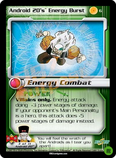 6 - Android 20's Energy Burst Limited
