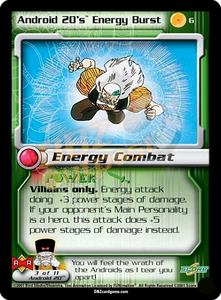 6 - Android 20's Energy Burst Unlimited Foil