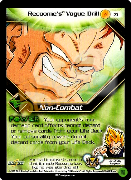 71 - Recoome's Vogue Drill Limited Foil