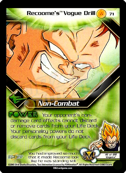 71 - Recoome's Vogue Drill Unlimited Foil