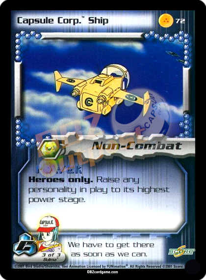 72 - Capsule Corp. Ship Unlimited