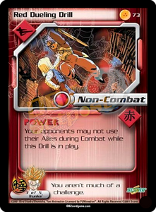 73 - Red Dueling Drill Unlimited Foil