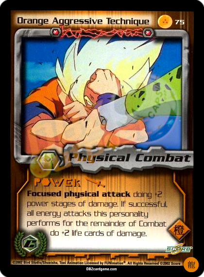 75 - Orange Aggressive Technique Limited – DBZ Outpost