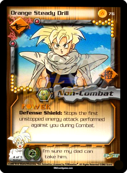 76 - Orange Steady Drill Unlimited – DBZ Outpost