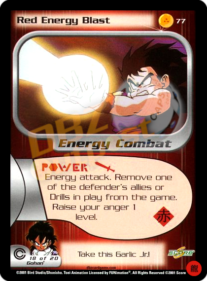 77 - Red Energy Blast Limited Foil