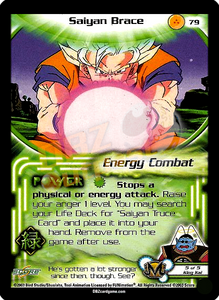 79 - Saiyan Brace Unlimited Foil