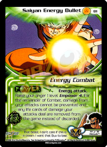 81 - Saiyan Energy Bullet Unlimited Foil