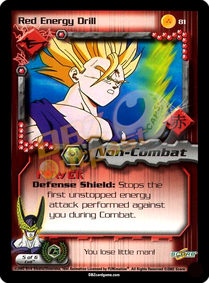 81 - Red Energy Drill Unlimited Foil