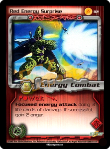 82 - Red Energy Surprise Unlimited Foil