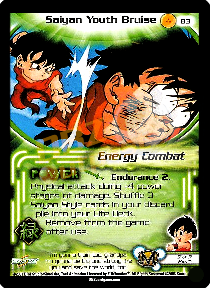83 - Saiyan Youth Bruise Unlimited Foil