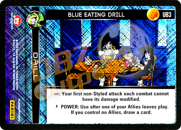 U83 Blue Eating Drill Foil