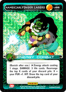 U85 Namekian Finger Lasers Foil (Print 4)