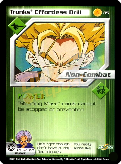 85 - Trunks Effortless Drill Unlimited