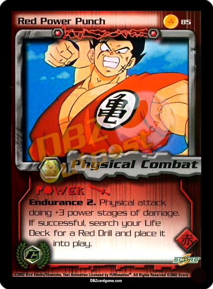 85 - Red Power Punch Unlimited Foil