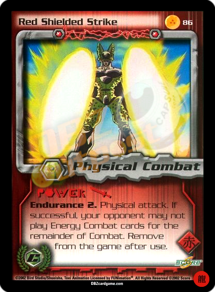 86 - Red Shielded Strike Limited