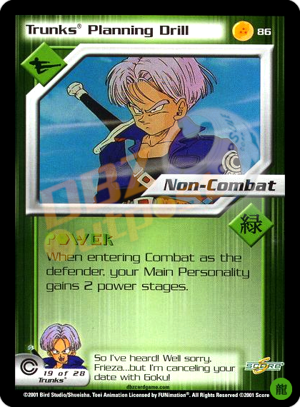 86 - Trunks Planning Drill Limited Foil