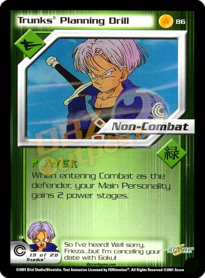 86 - Trunks Planning Drill Unlimited Foil
