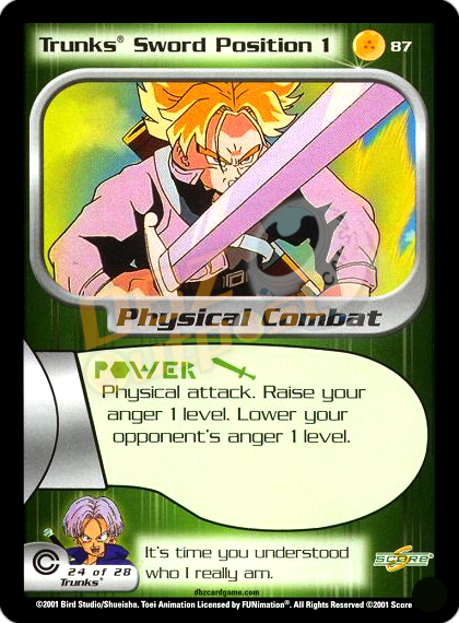 87 - Trunks Sword Position 1 Unlimited