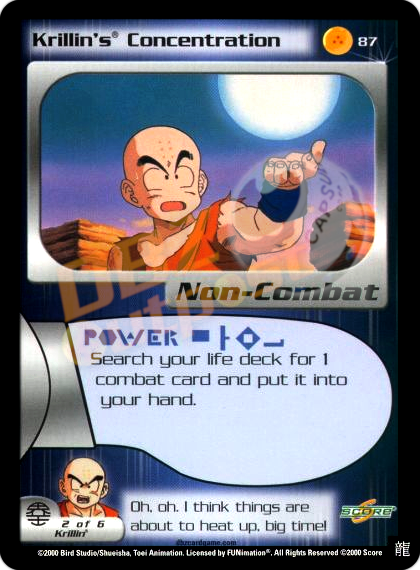 87 - Krillin's Concentration Limited