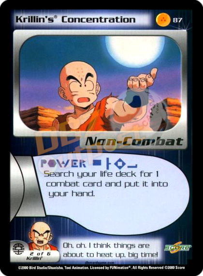 87 - Krillin's Concentration Unlimited
