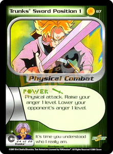 87 - Trunks Sword Position 1 Unlimited Foil