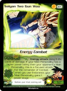 87 - Saiyan Two Gun Woo Unlimited Foil