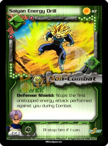 87 - Saiyan Energy Drill Unlimited Foil