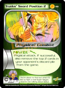 88 - Trunks Sword Position 2 Unlimited Foil