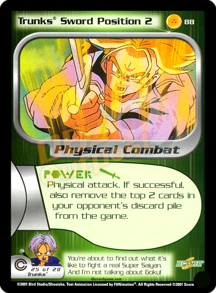 88 - Trunks Sword Position 2 Unlimited