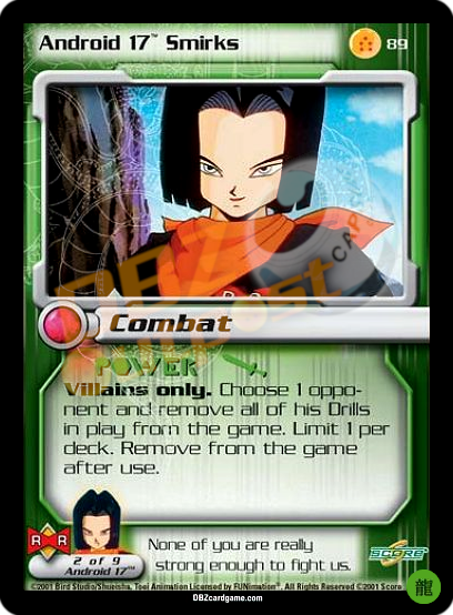 89 - Android 17 Smirks Limited Foil