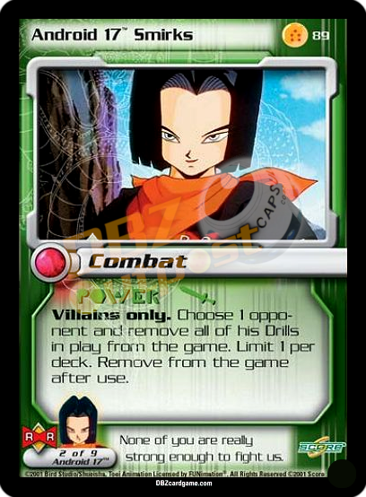 89 - Android 17 Smirks Unlimited Foil