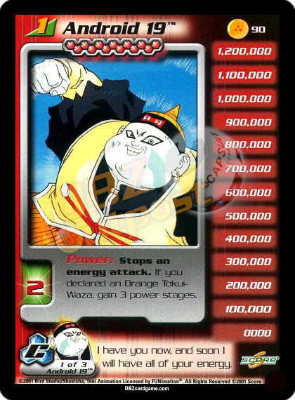 90 - Android 19 Unlimited Foil