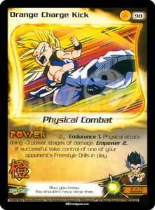 90 - Orange Charge Kick Unlimited Foil