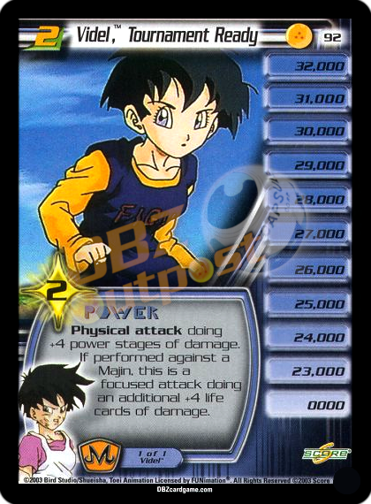 92 - Videl, Tournament Ready Unlimited