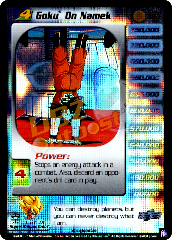 93 - Goku On Namek Limited Foil
