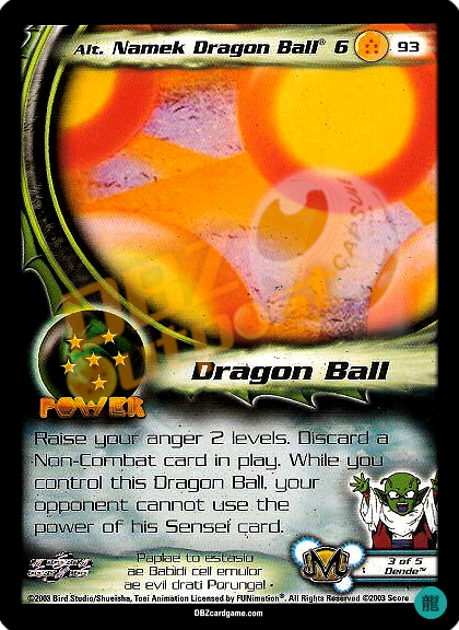 93 - Alt Namek Dragon Ball 6 Limited