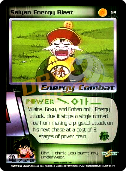 94 - Saiyan Energy Blast Unlimited