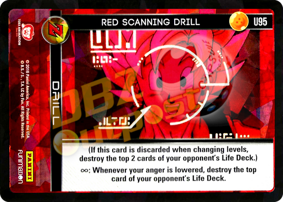 U95 Red Scanning Drill Foil