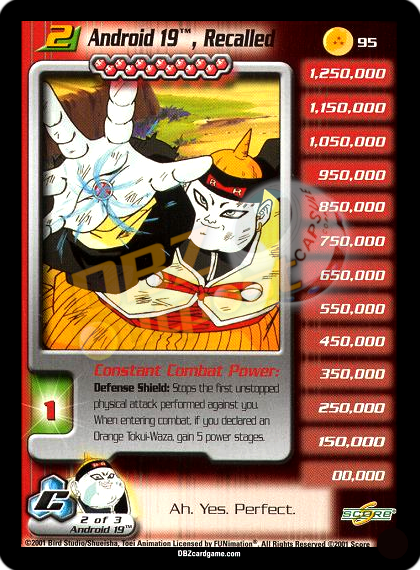 95 - Android 19, Recalled Unlimited Foil