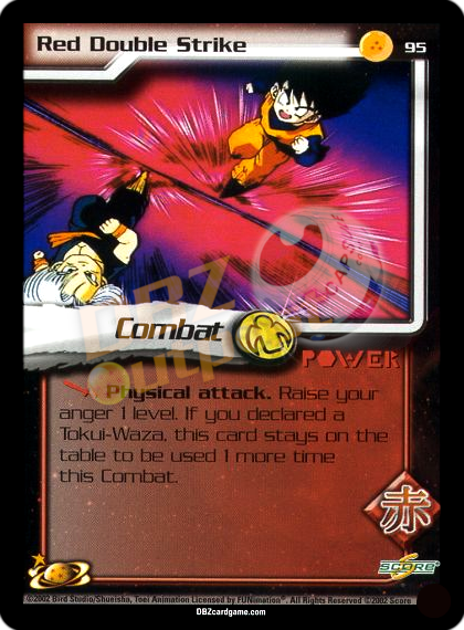 95 - Red Double Strike Unlimited Foil