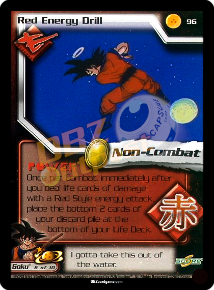 96 - Red Energy Drill Unlimited Foil