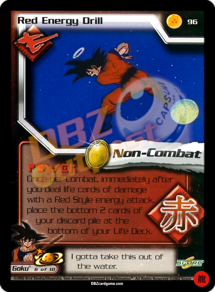 96 - Red Energy Drill Limited Foil